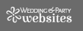 Wedding Party websites logo on a dark background