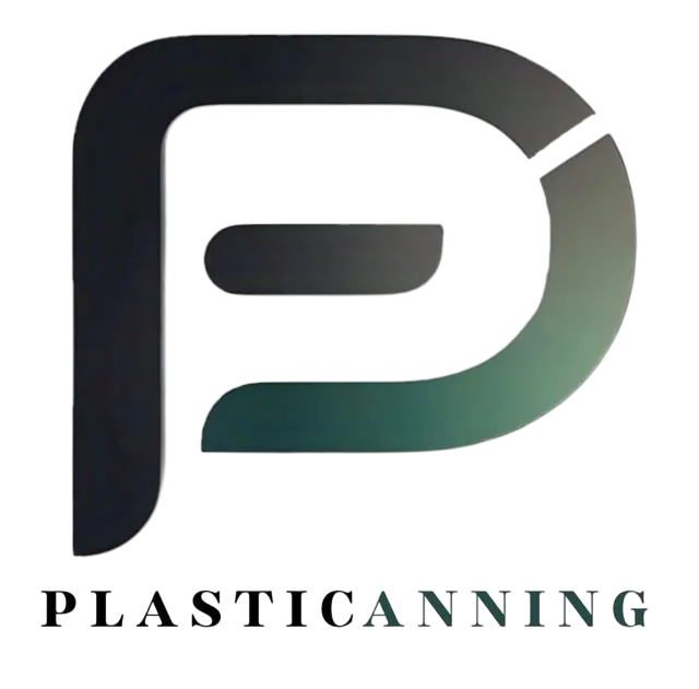 Logotipo estilizado en blanco y negro con la letra 