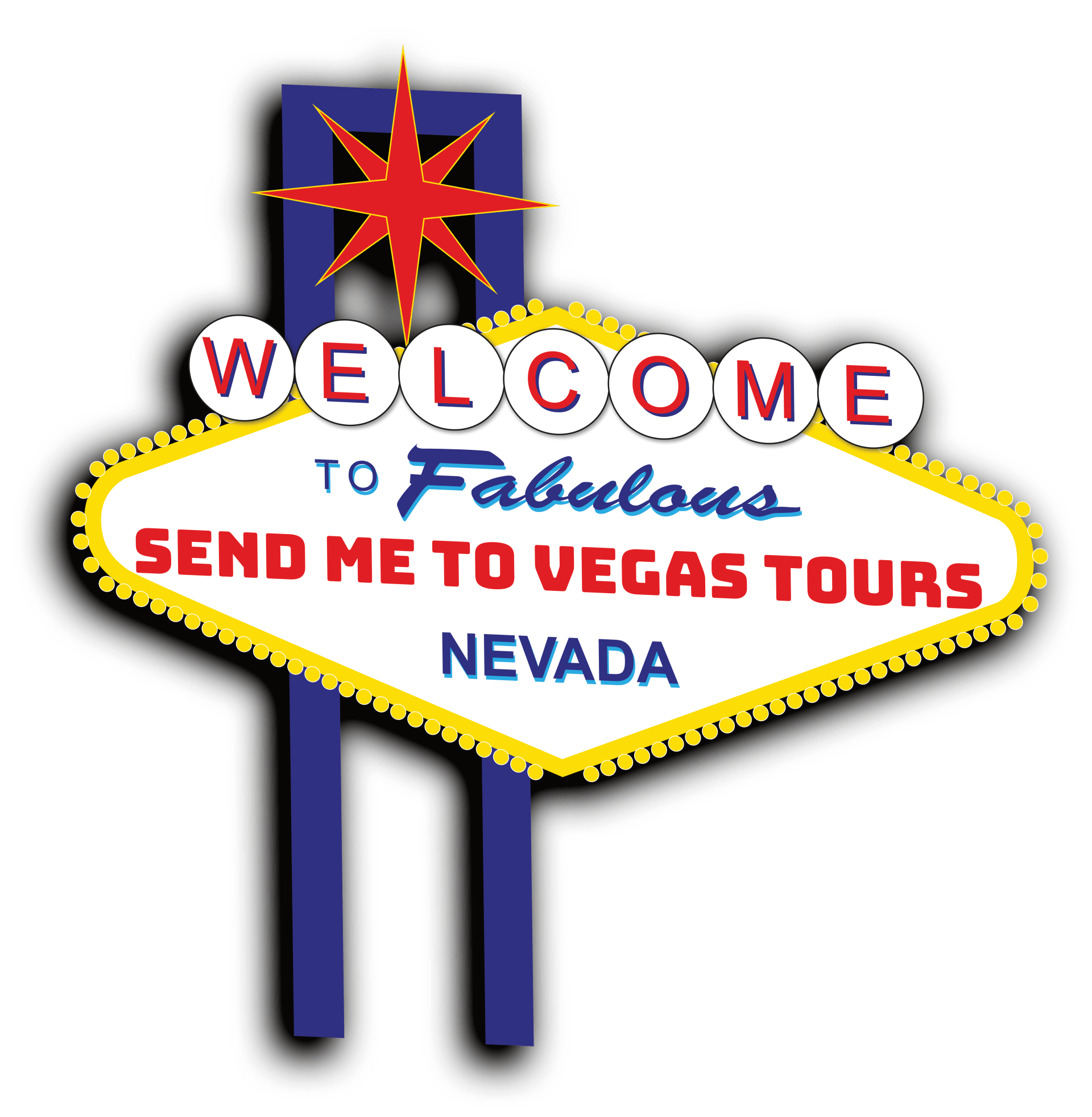 A sign that says welcome to fabulous send me to vegas tours nevada