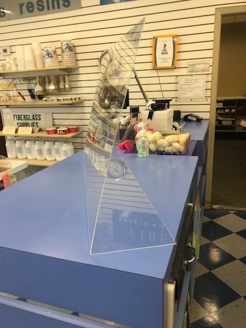 Sneeze Guard Open Sides — San Antonio, TX — Plastic Supply of San Antonio