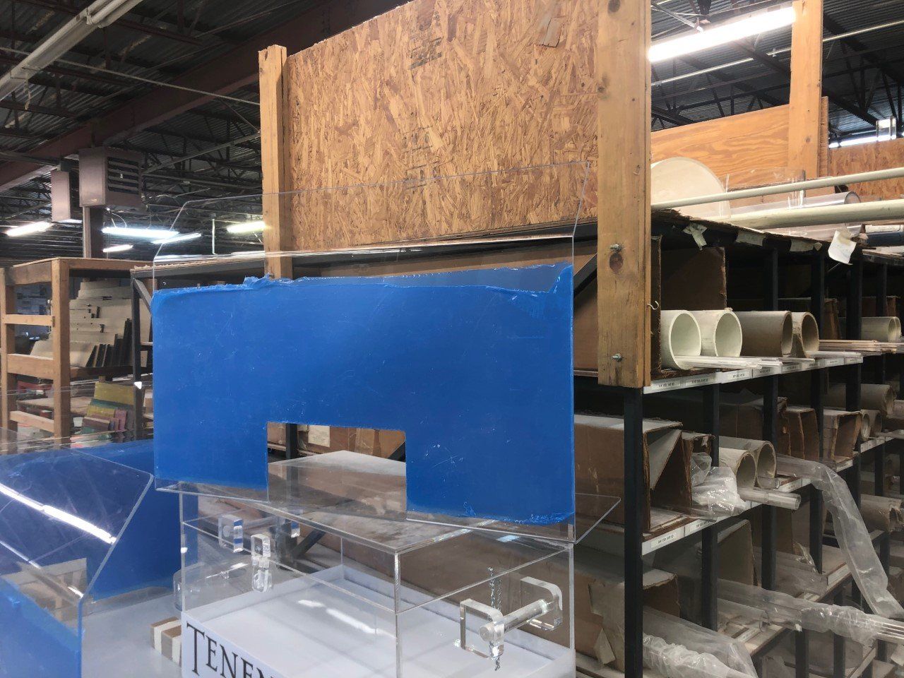 Blue Divider — San Antonio, TX — Plastic Supply of San Antonio