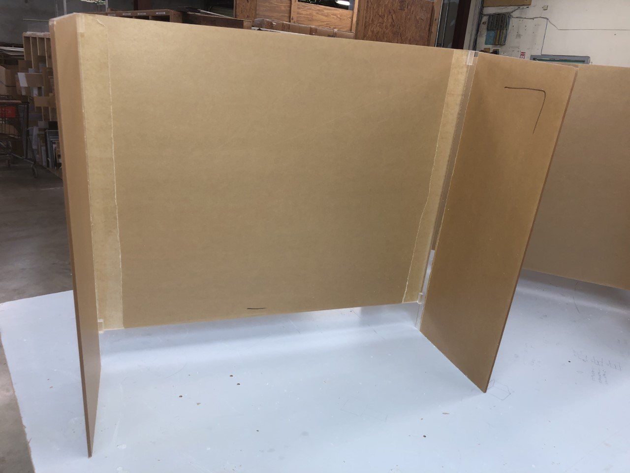 Front View of Sneeze Guard — San Antonio, TX — Plastic Supply of San Antonio