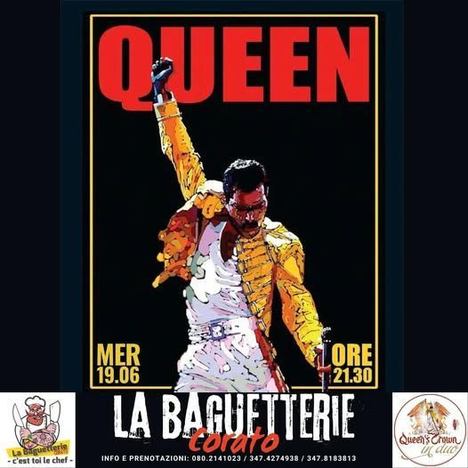 MERCOLEdì 19 giugno 2024 - queen's crown - queen tribute band