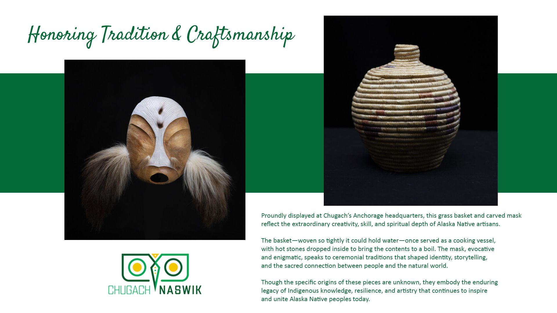 \Honoring tradition and craftsmanship