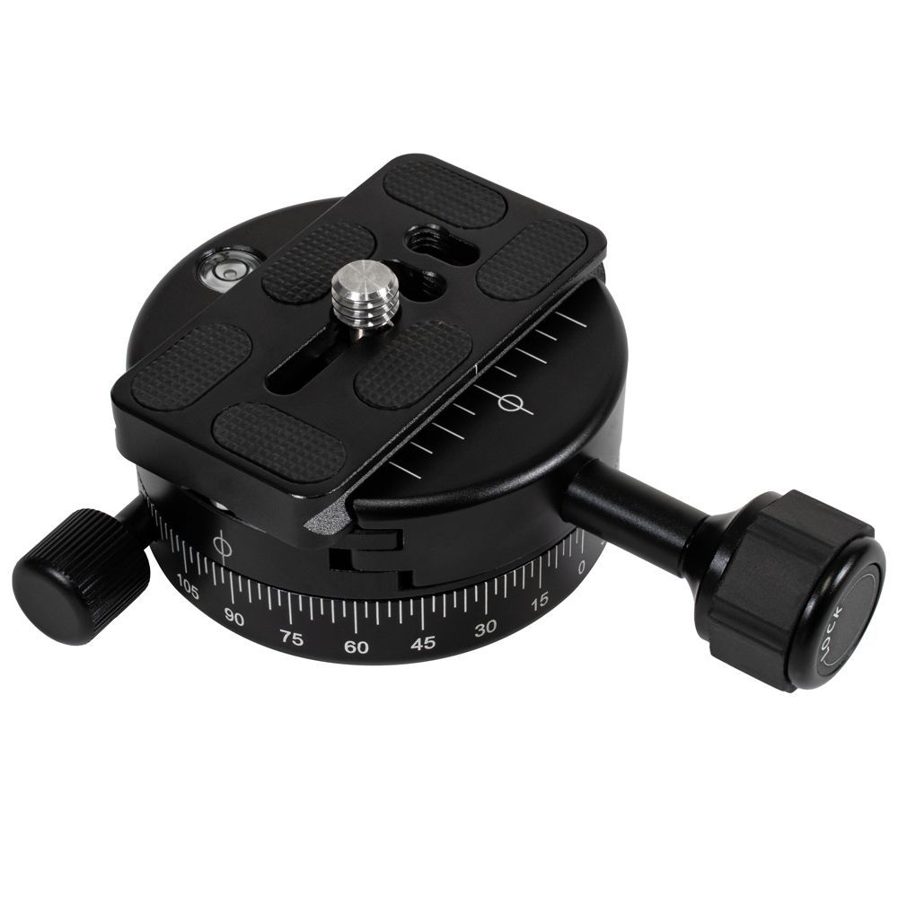A close up of a camera clamp with a ruler on it