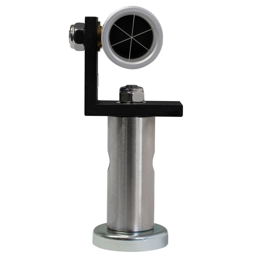 A stainless steel object with a screw on it