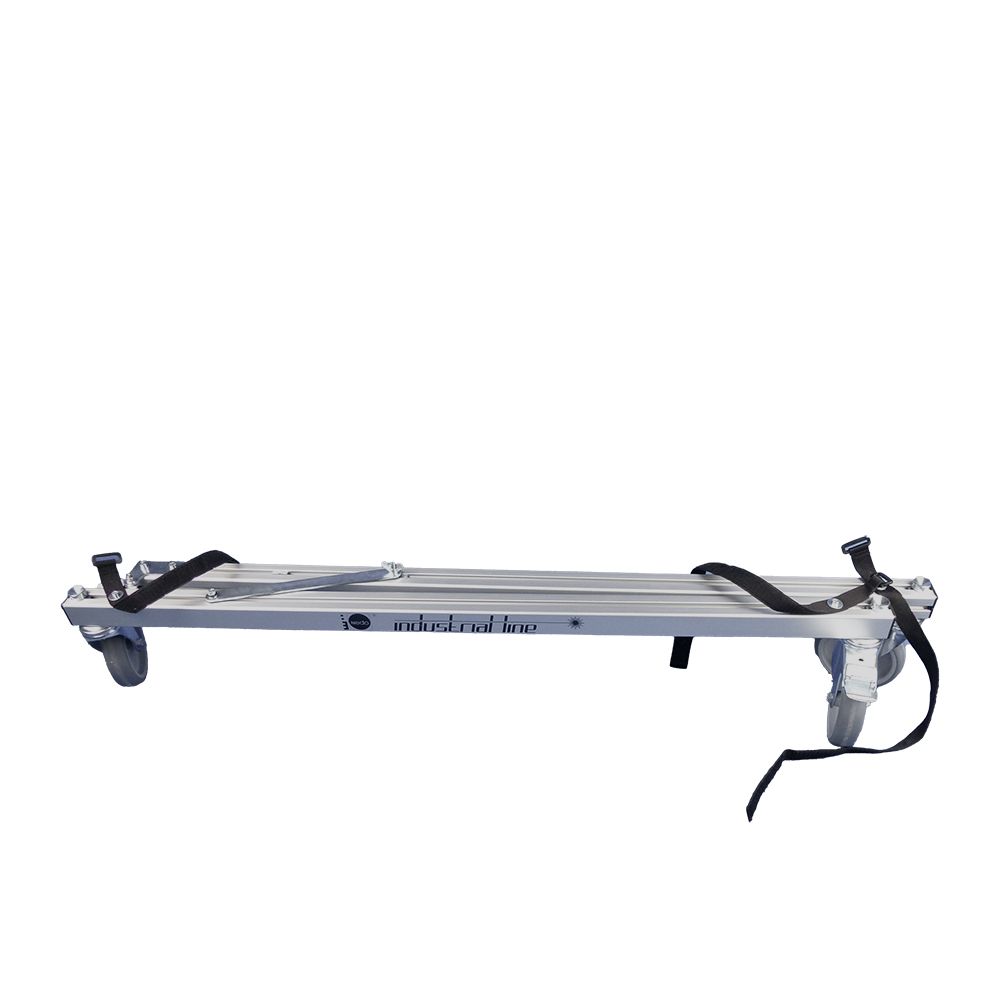 It looks like a skateboard with straps attached to it.