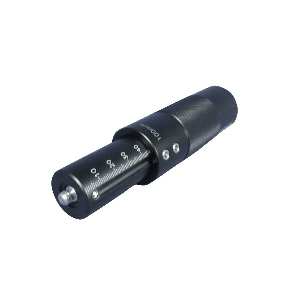 A black object with numbers on it that says 100mm