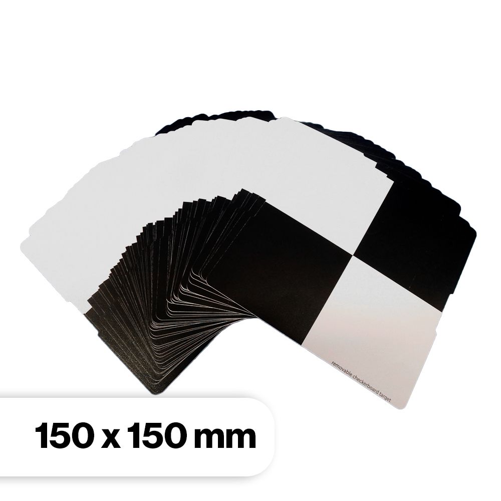 A stack of black and white checkered playing cards