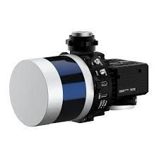 A close up of a camera on a white background.