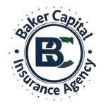 Baker Capital Insurance Agency logo: navy blue 