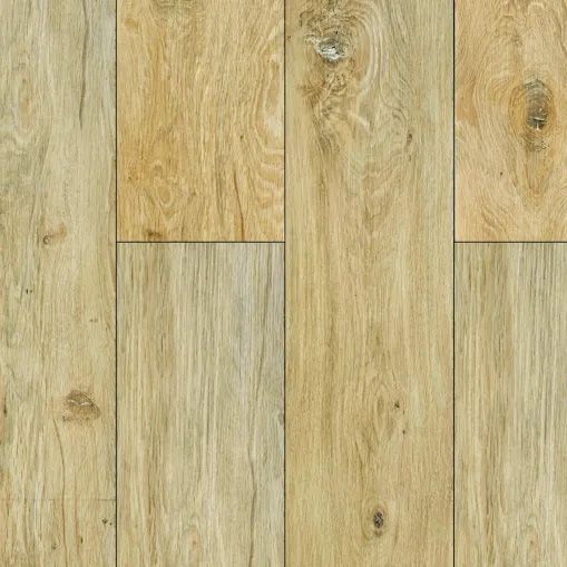 A close up of a LVP wooden floor with a grain and texture.