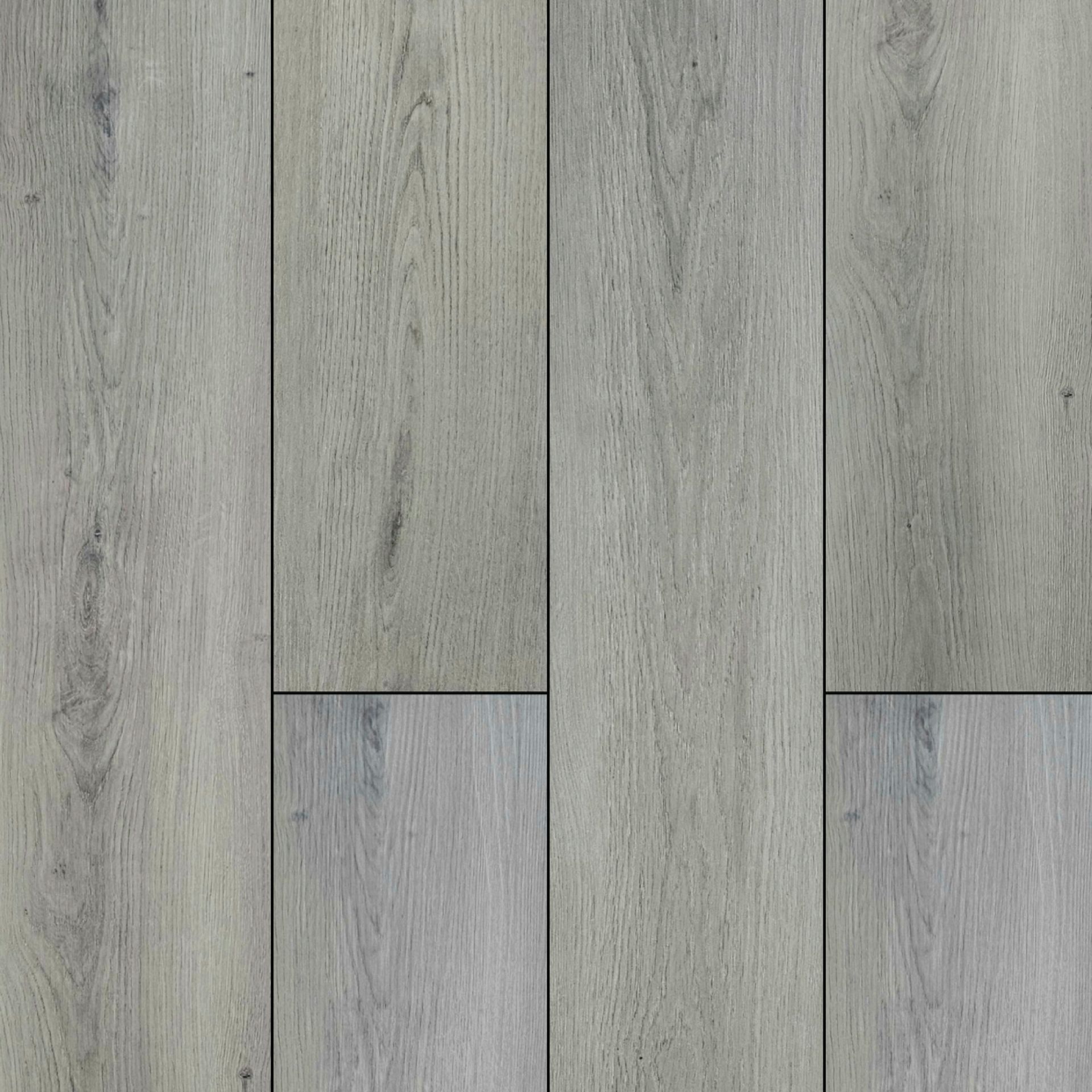 A close up of a gray LVP wooden floor.