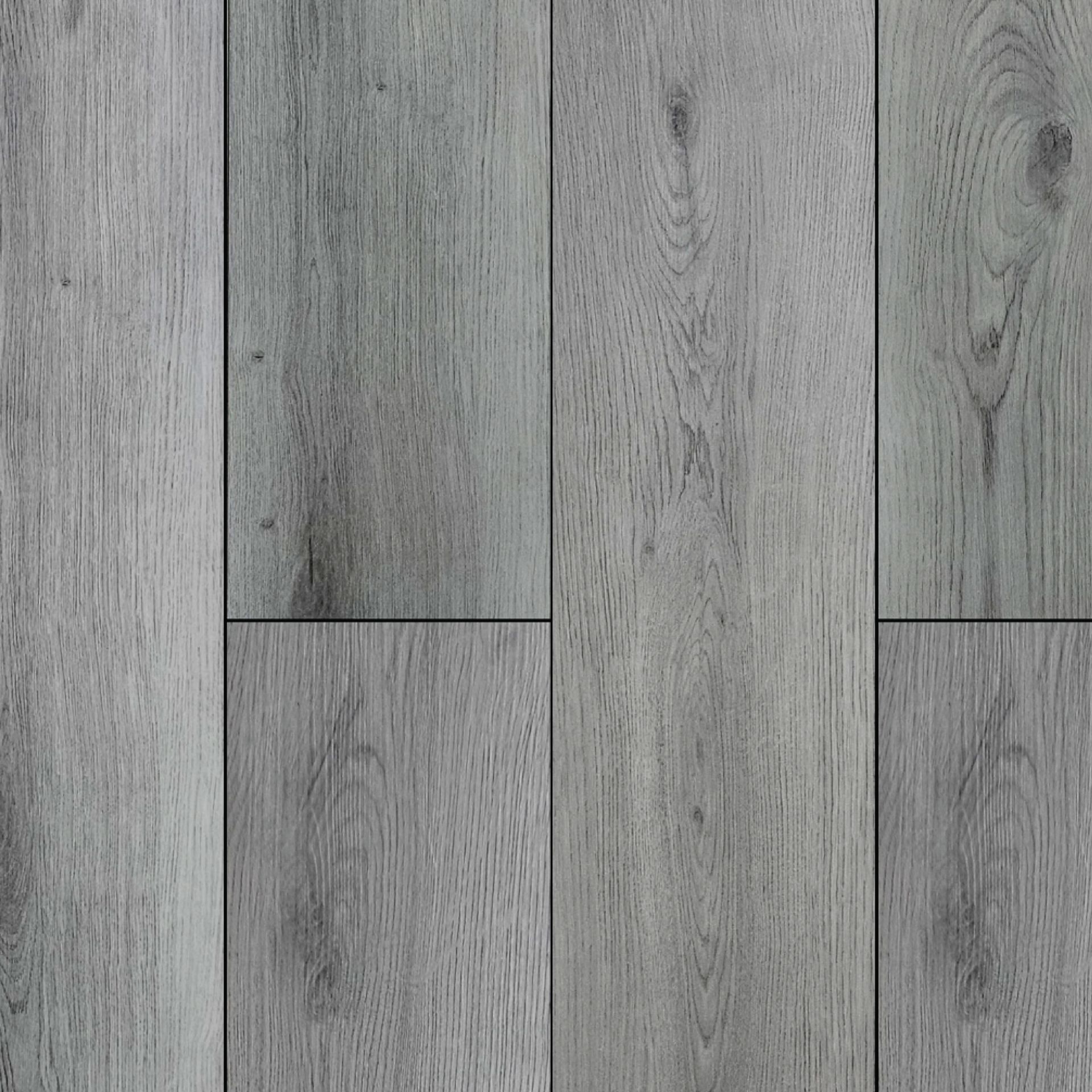 A close up of a gray LVP wooden floor.