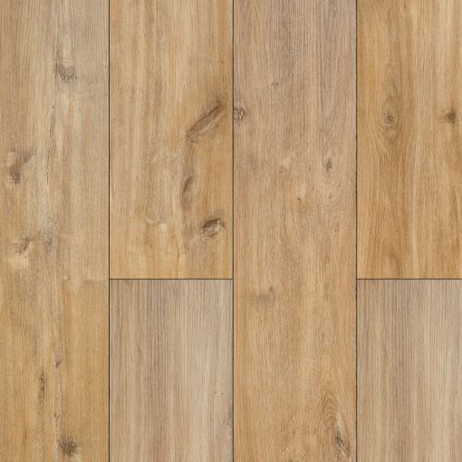 A close up of a LVP wooden floor texture.