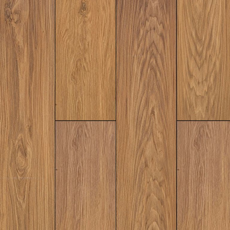 A close up of a LVP wooden floor with a grain and texture.