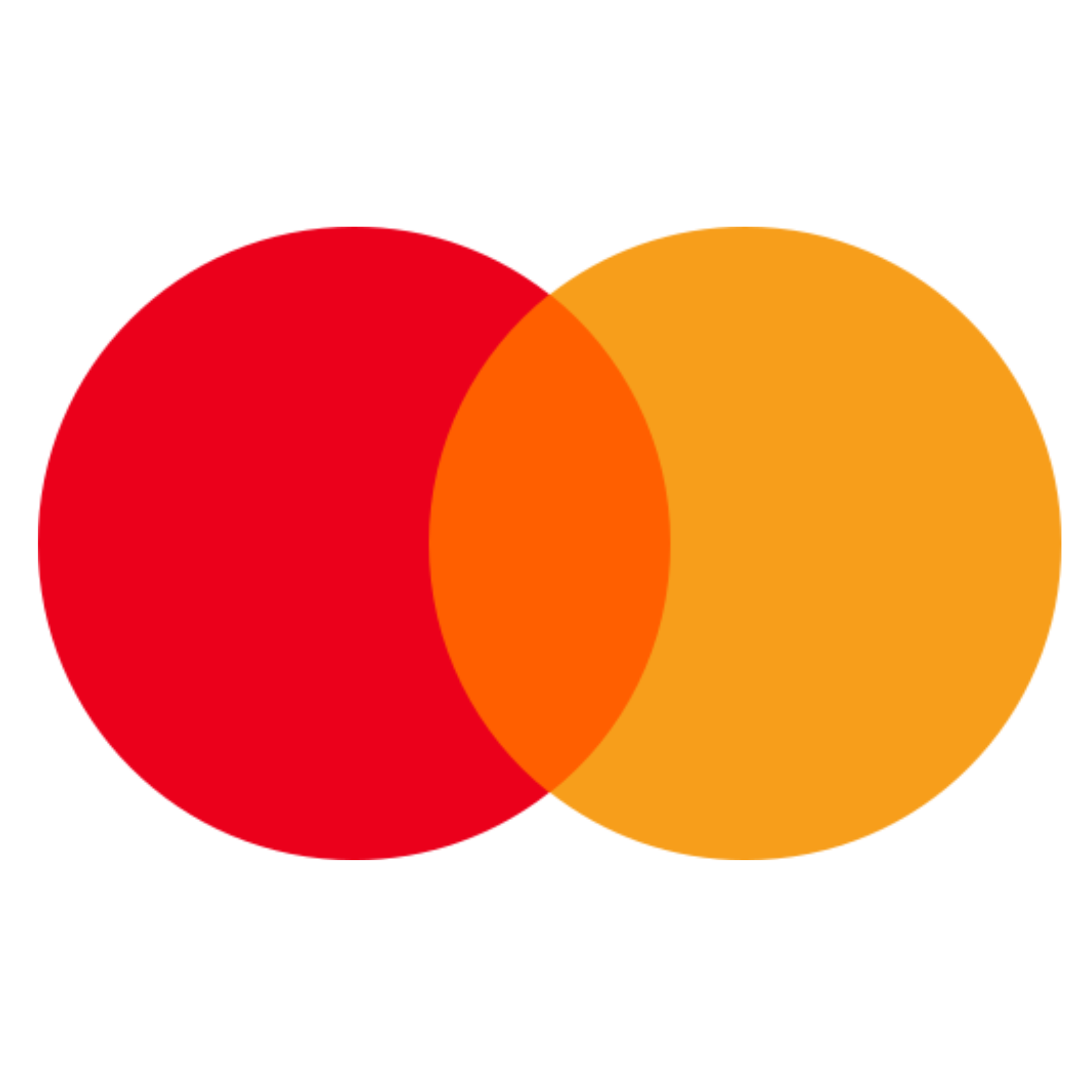 Ein roter und orangefarbener Kreis auf weißem Hintergrund.