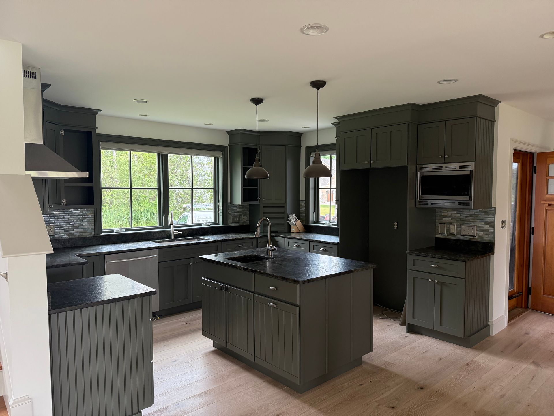 painted kitchen done by Jim Steeves Painting Contractor