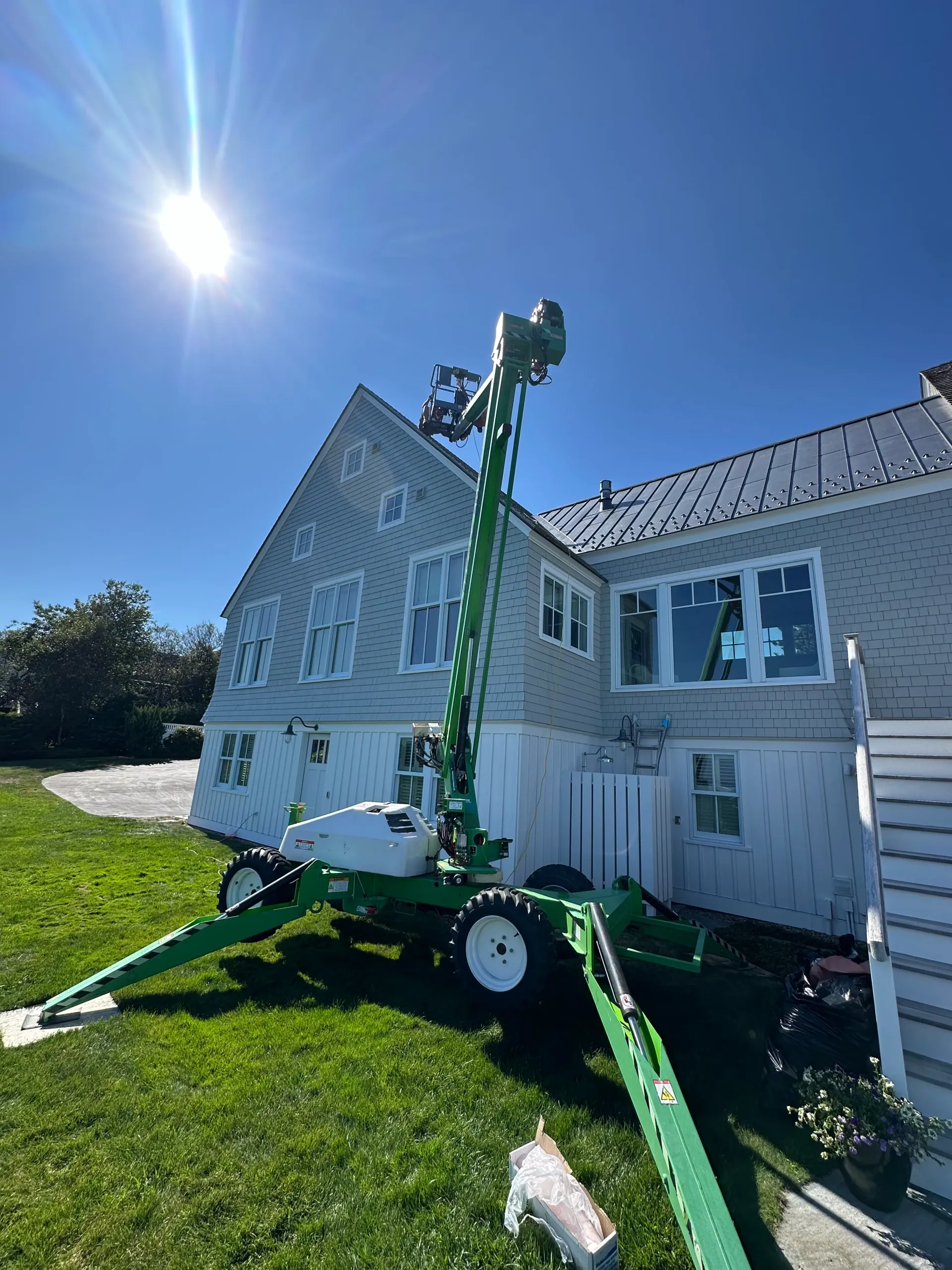 Cape Elizabeth exterior painting by jim steeves painting