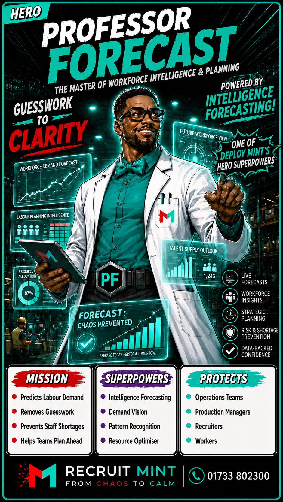 Professor Forecast character card