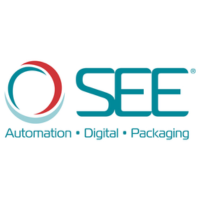 SEE logo with teal and red circular mark and tagline “Automation • Digital • Packaging”