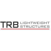 TRB Lightweight Structures logo in black and gray with a red underline