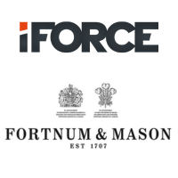 IFORCE and Fortnum & Mason logos on a white background