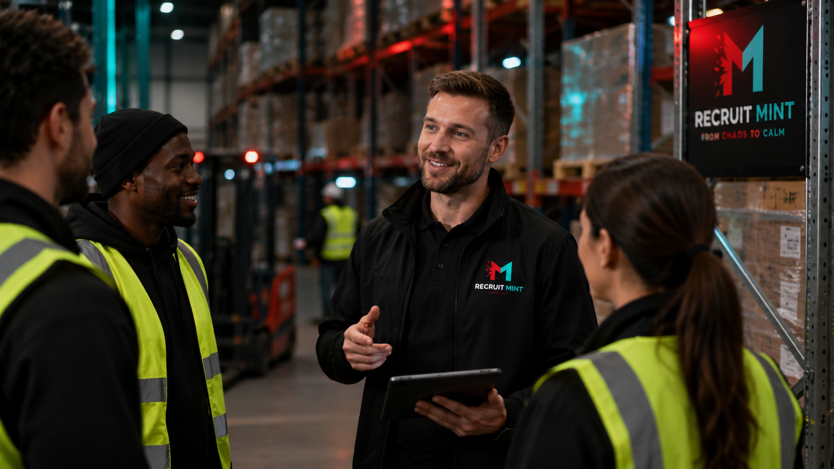 Recruit Mint supporting supervisors and workers on site