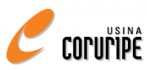 O logotipo da usina coruripe é laranja e preto.