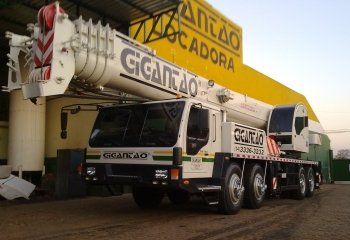 Guindaste do Gigantão de capacidade de 120 toneladas de içamento e remoção.