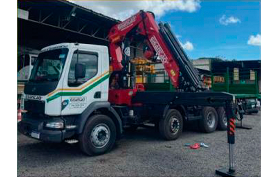 Guindaste do Gigantão de capacidade de grandes toneladas de içamento e remoção.