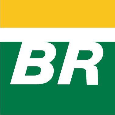 Um logotipo verde e amarelo com as letras br nele