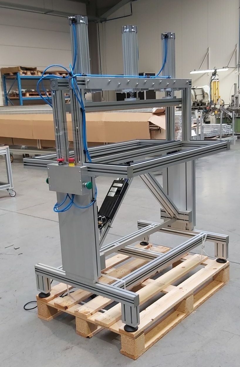 Pneumatische montagetafel
