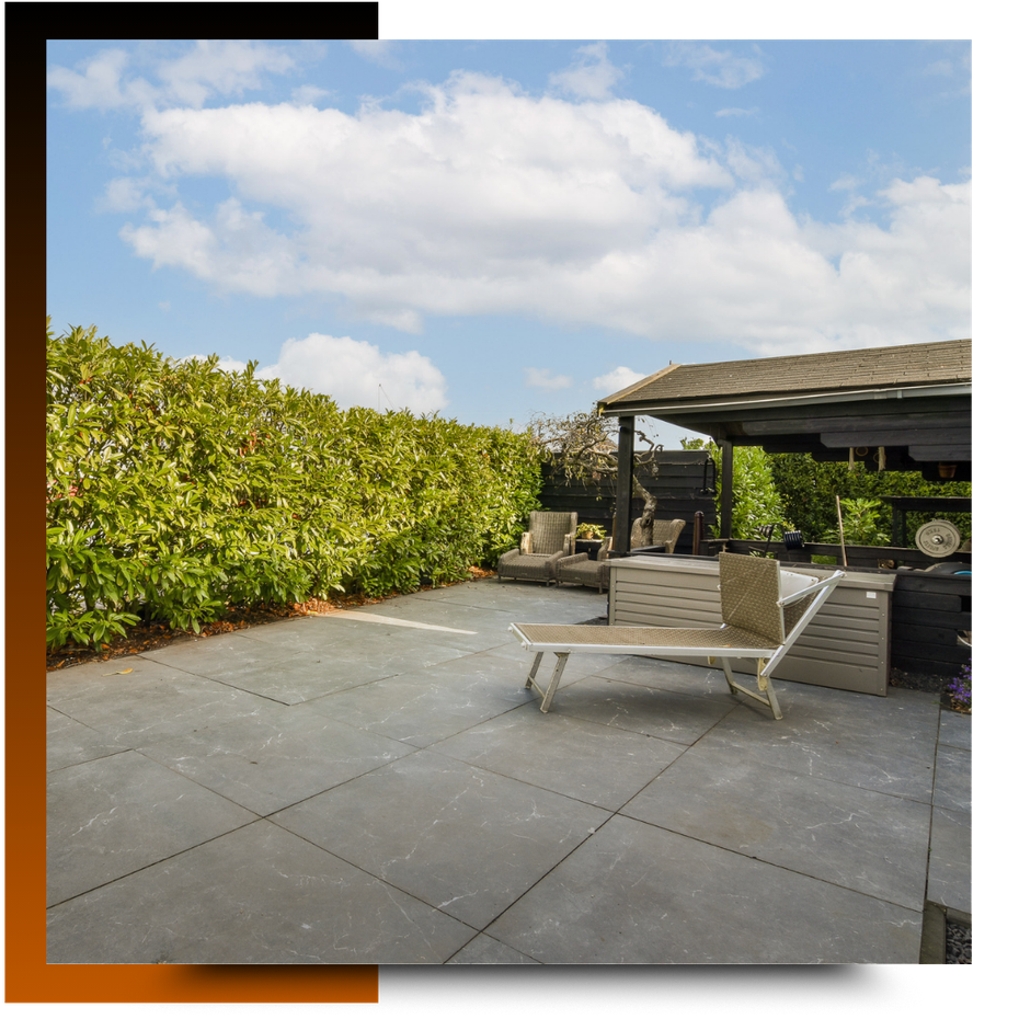 concrete patio