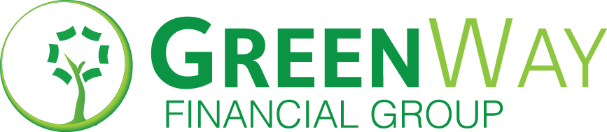 Greenway financial group logo with a tree in the middle .