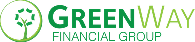 Greenway financial group logo with a tree in the middle .