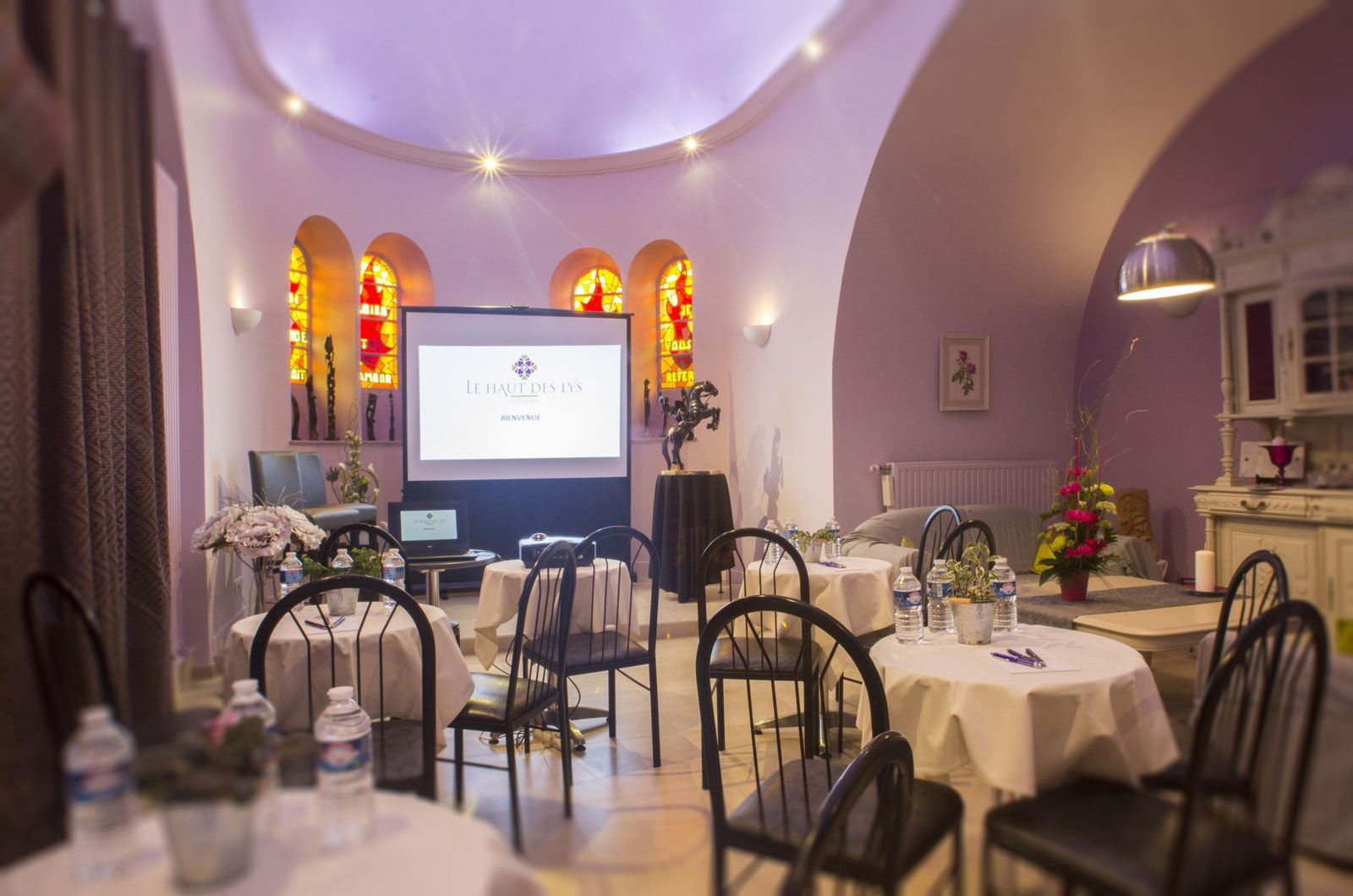 Hôtel Le Haut des Lys - salle type restaurant