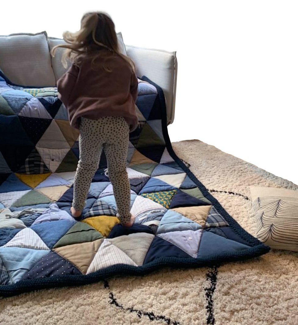 HANDWERKJUFFIE.NL Masterontwerper in memorydekens, troostdeken en herinneringsdeken. Een nieuw leven voor kleding van een overleden dierbare, baby- of kinderkleding.