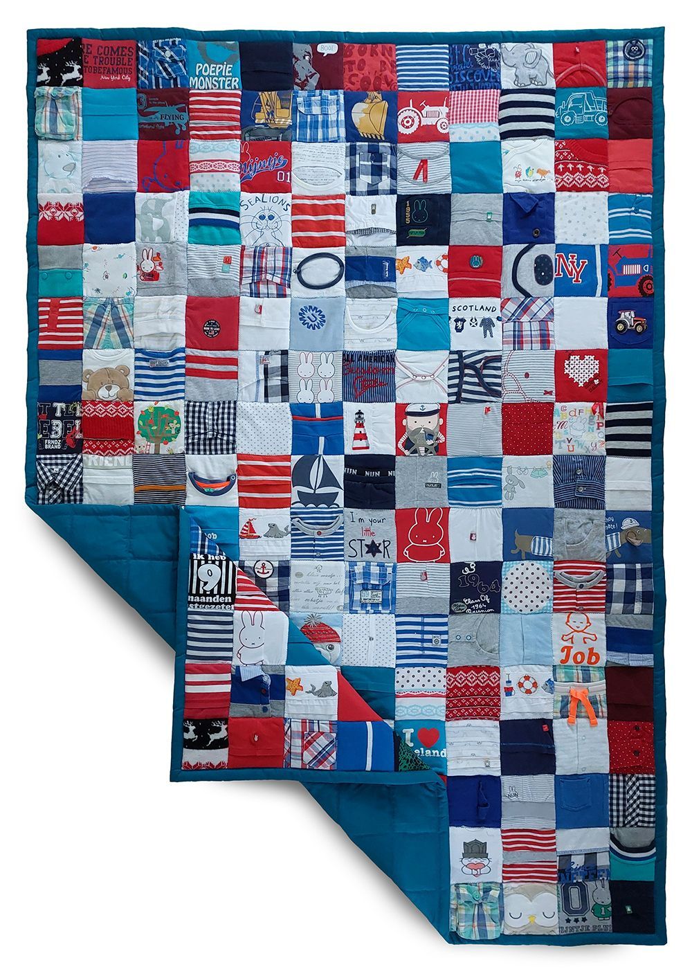 HANDWERKJUFFIE.NL Masterontwerper in memorydekens, troostdeken en herinneringsdeken. Een nieuw leven voor kleding van een overleden dierbare, baby- of kinderkleding.