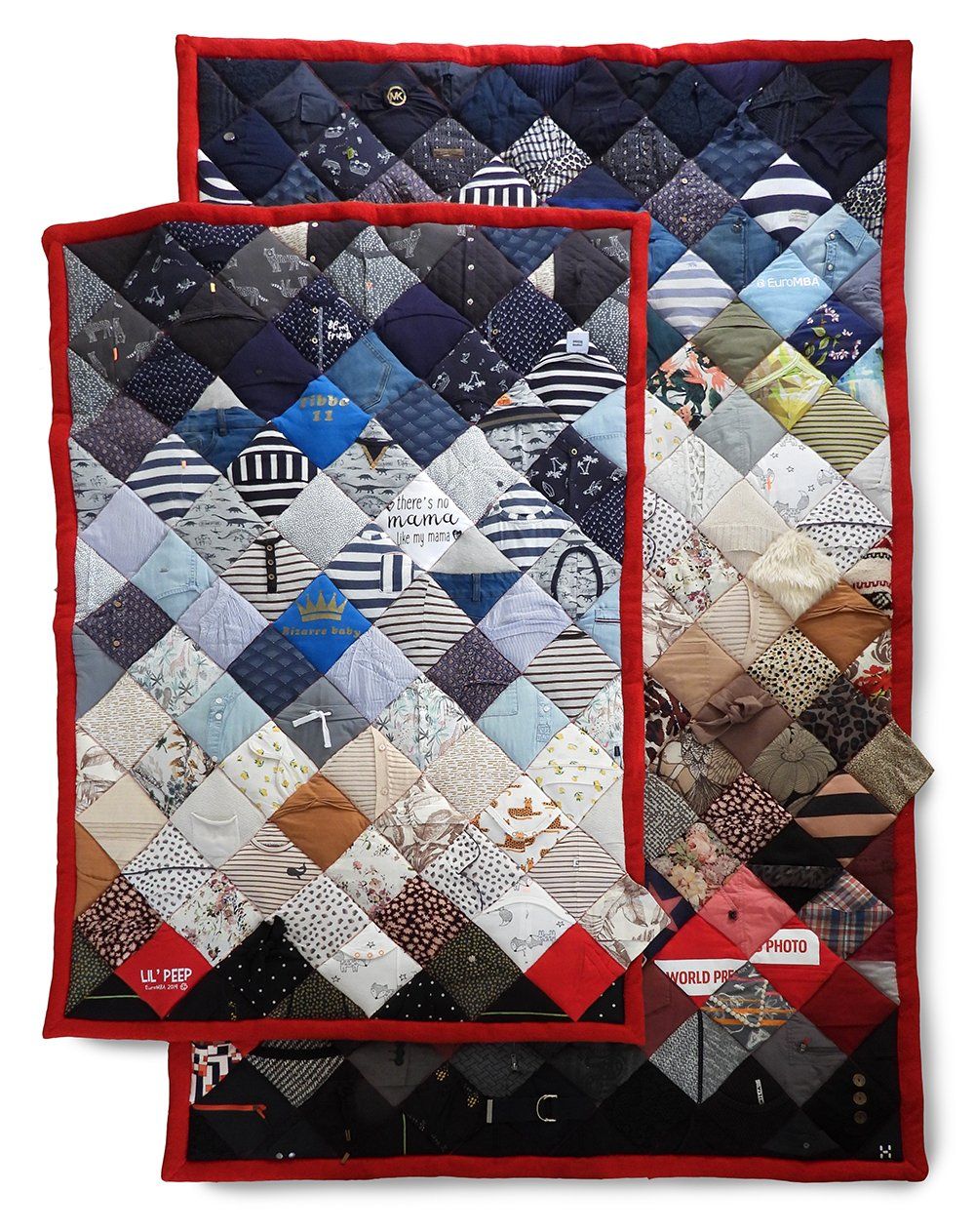 HANDWERKJUFFIE.NL Masterontwerper in memorydekens, troostdeken en herinneringsdeken. Een nieuw leven voor kleding van een overleden dierbare, baby- of kinderkleding.