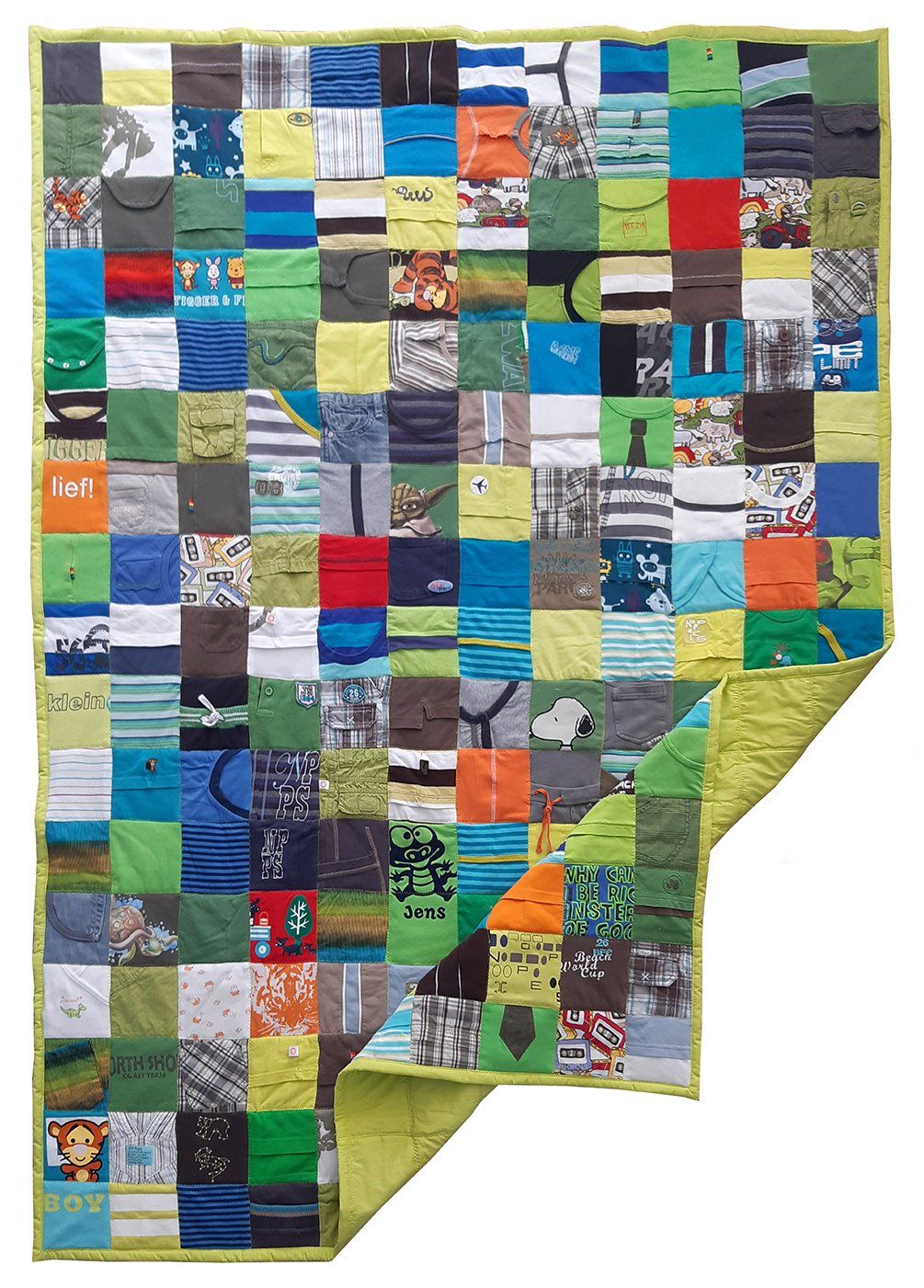 HANDWERKJUFFIE.NL Masterontwerper in memorydekens, troostdeken en herinneringsdeken. Een nieuw leven voor kleding van een overleden dierbare, baby- of kinderkleding.