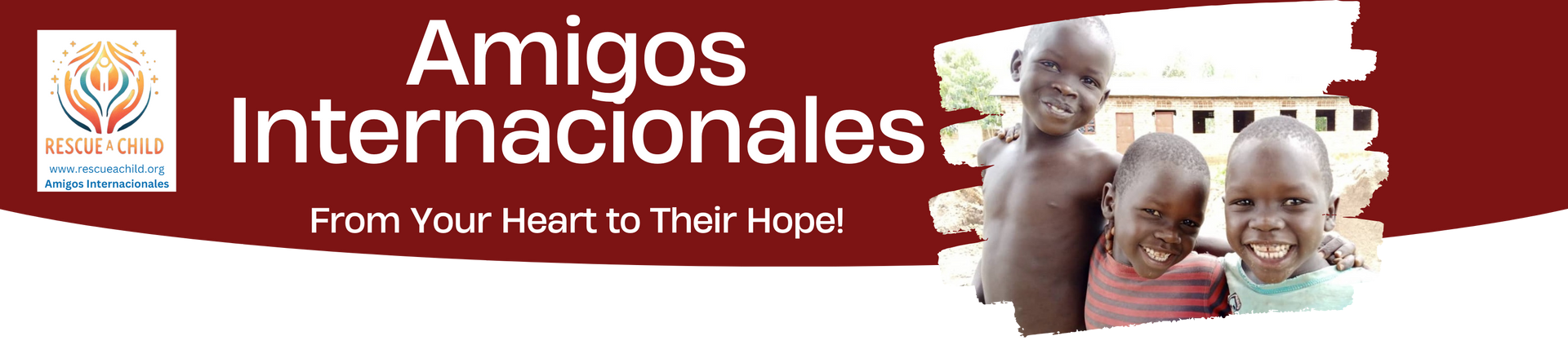 A sign that says amigos internacionales on it