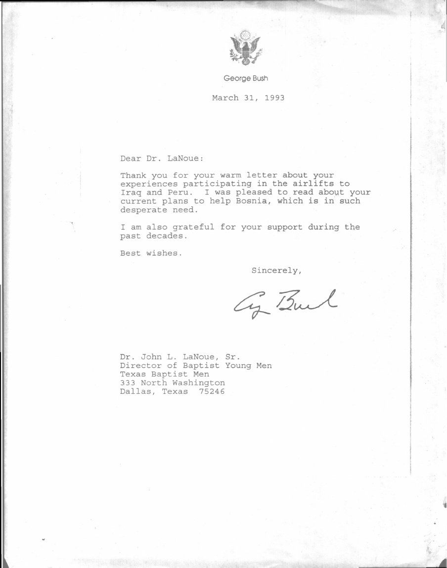 A black and white letter with a signature on it