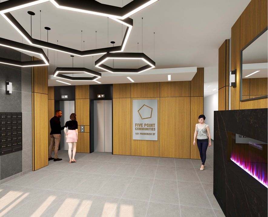 Fivepoint rendering of building