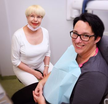 Tandläkare och patient