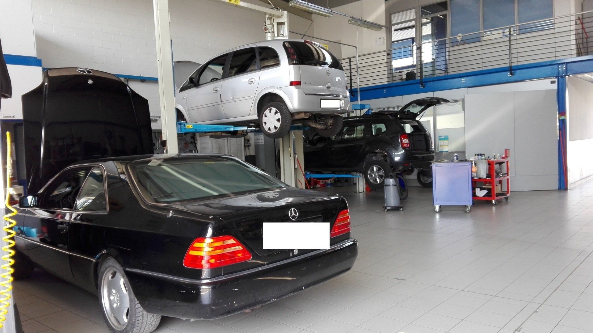 auto in officina