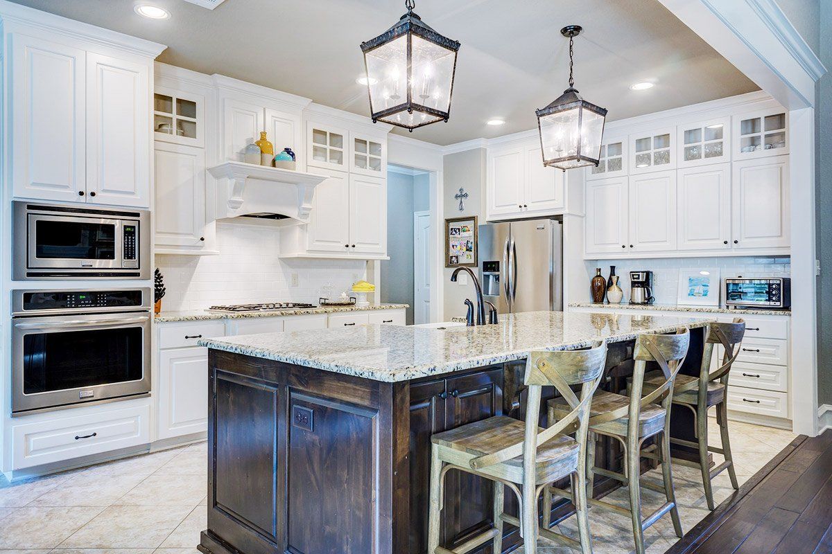Finished kitchen renovation space