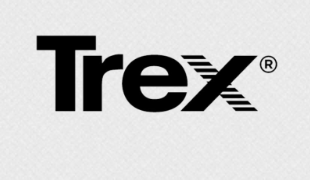 Trex logo in black text with a stylized 