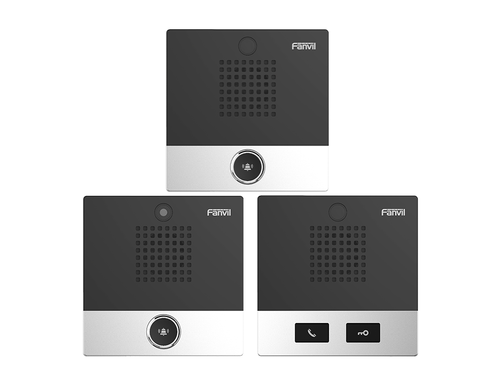 Fanvil i10S, i10SV and i10SD compact wall-mounted intercoms