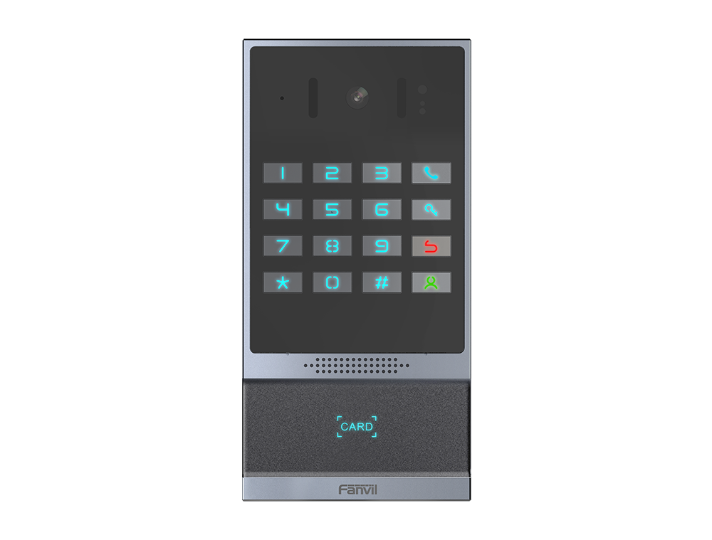 Fanvil i64 video door phone with camera, keypad and call button